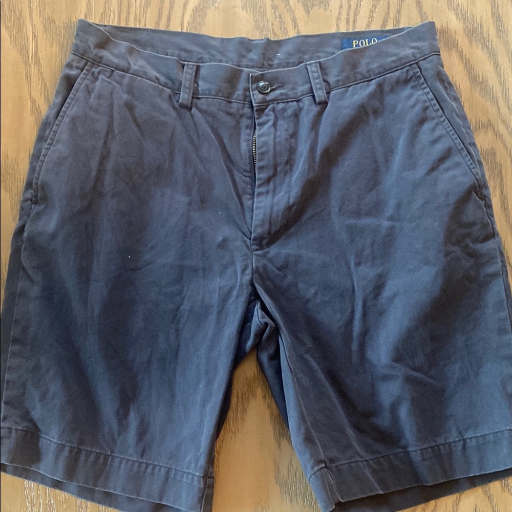 Polo by Ralph Lauren Blue Flat Front Shorts